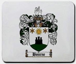 Bourne coat of arms mouse pad