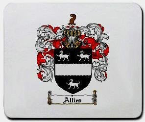 Allies coat of arms mouse pad