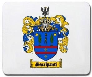 Sacripanti coat of arms mouse pad