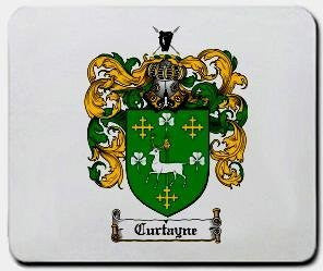 Curtayne coat of arms mouse pad