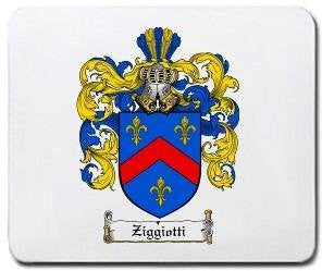 Ziggiotti coat of arms mouse pad