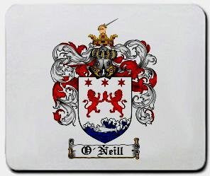 O'neill coat of arms mouse pad