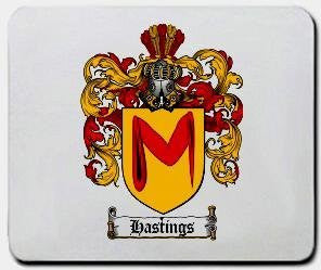Hastings coat of arms mouse pad