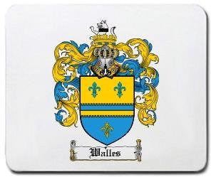 Walles coat of arms mouse pad