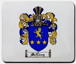 Mcelroy coat of arms mouse pad