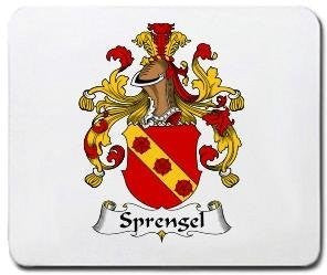 Sprengel coat of arms mouse pad