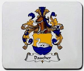 Daucher coat of arms mouse pad
