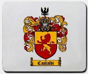Castaldi coat of arms mouse pad