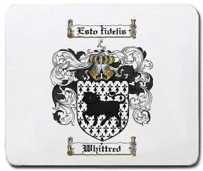 Whittred coat of arms mouse pad