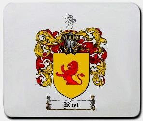 Ruel coat of arms mouse pad