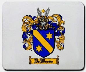 Deweese coat of arms mouse pad