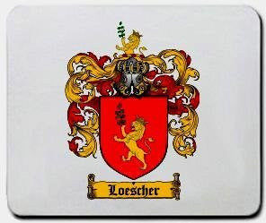 Loescher coat of arms mouse pad