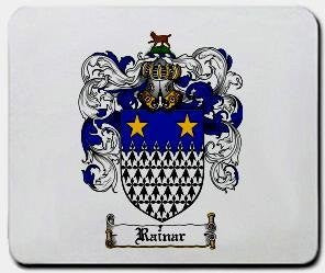 Rainar coat of arms mouse pad