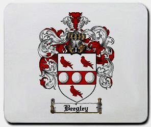 Beegley coat of arms mouse pad
