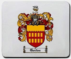 Gorten coat of arms mouse pad