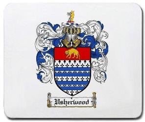 Usherwood coat of arms mouse pad