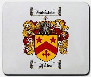 Fettes coat of arms mouse pad