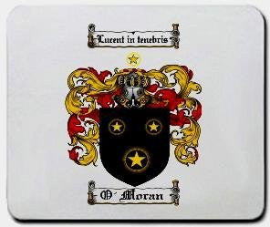 O'moran coat of arms mouse pad