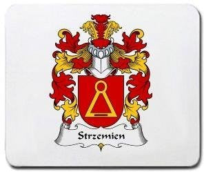 Strzemien coat of arms mouse pad