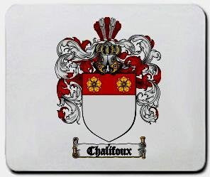 Chalifoux coat of arms mouse pad