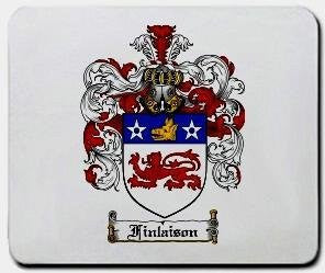 Finlaison coat of arms mouse pad