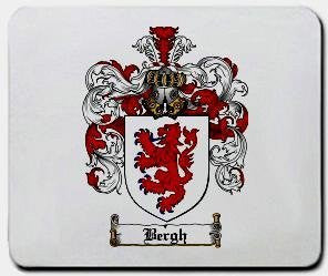 Bergh coat of arms mouse pad