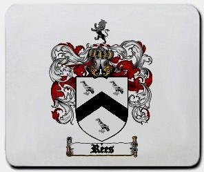 Rees coat of arms mouse pad