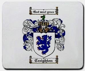 Creighton coat of arms mouse pad