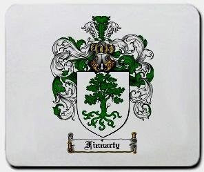 Finnarty coat of arms mouse pad
