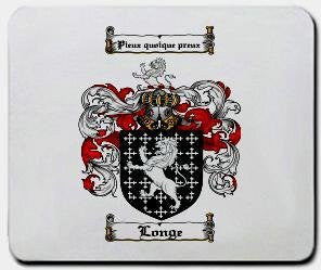 Longe coat of arms mouse pad