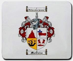 Macclaine coat of arms mouse pad