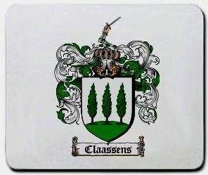 Claassens coat of arms mouse pad