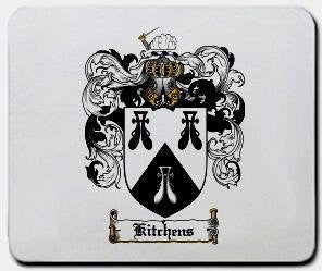 Kitchens coat of arms mouse pad