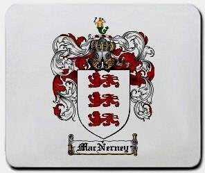 Macnerney coat of arms mouse pad