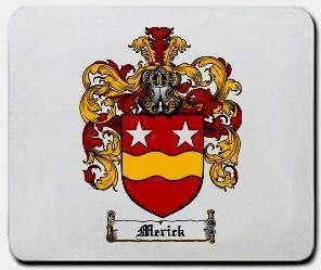 Merick coat of arms mouse pad