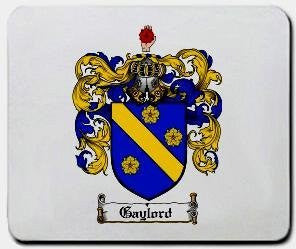 Gaylord coat of arms mouse pad