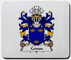 Cenau coat of arms mouse pad