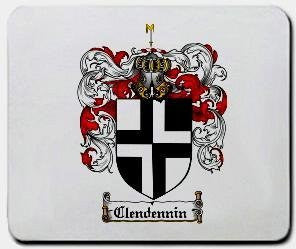 Clendennin coat of arms mouse pad