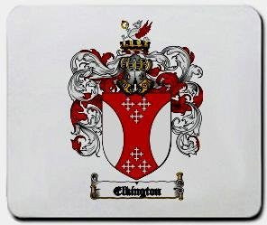 Elkington coat of arms mouse pad