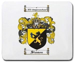 Simson coat of arms mouse pad