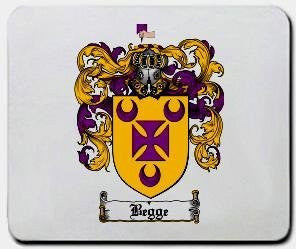 Begge coat of arms mouse pad