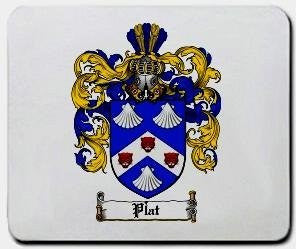 Plat coat of arms mouse pad