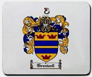 Grenwell coat of arms mouse pad