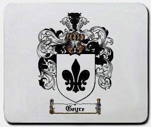 Geyre coat of arms mouse pad