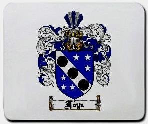 Foye coat of arms mouse pad