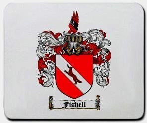 Fishell coat of arms mouse pad