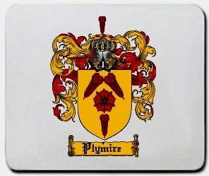 Plymire coat of arms mouse pad