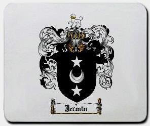 Jermin coat of arms mouse pad