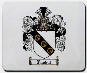 Bunkill coat of arms mouse pad