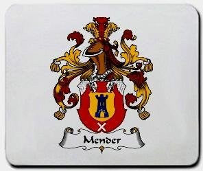 Mender coat of arms mouse pad
